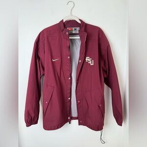 Florida State Nike Team Maroon FSU Jacket Seminoles Medium